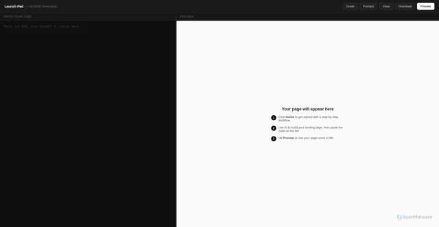 Security scan screenshot of https://paulhontz.pages.dev/surge