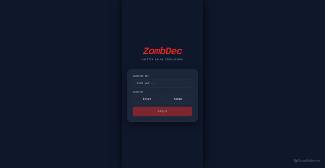 Security scan screenshot of https://zombdeck-o1jqlb0ocg.edgeone.app/