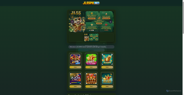 Security scan screenshot of https://winnerclub8.com/y2fhmja