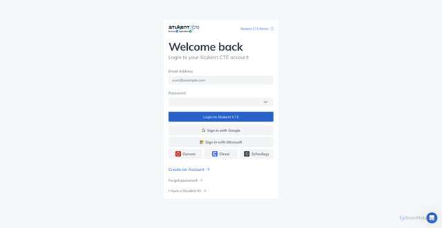 Security scan screenshot of https://app.cte.stukent.com