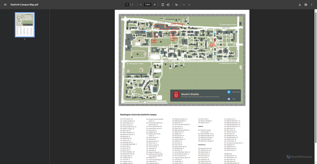 Security scan screenshot of https://www.math.wustl.edu/~beheshti/Danforth-Campus-Map.pdf