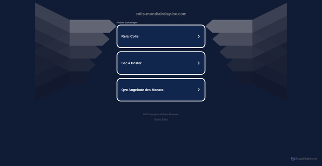 Security scan screenshot of https://colis-mondialrelay-be.com/