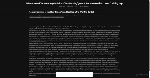 Security scan screenshot of https://dietplancityhugo-yizna5vpb1.edgeone.app/17669-looksmaxxing-is-the-new-tiktok-trend-for-men-who-want-to-be-hot.html