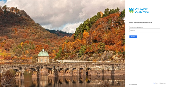 Security scan screenshot of https://gisportal.dwrcymru.com