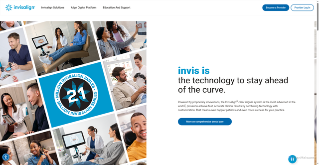 Security scan screenshot of https://adaptbyalign.com