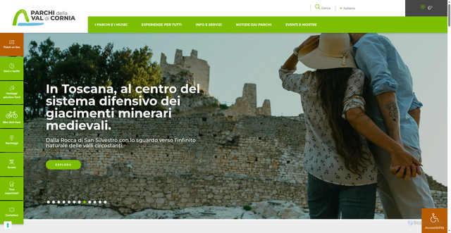 Security scan screenshot of https://www.parchivaldicornia.it/