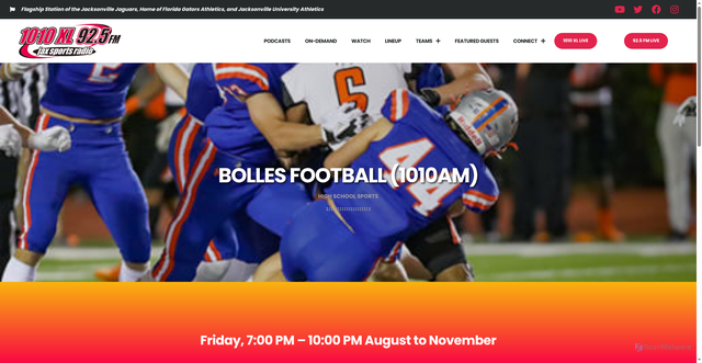 Security scan screenshot of https://1010xl.com/post/shows/high-school-football/