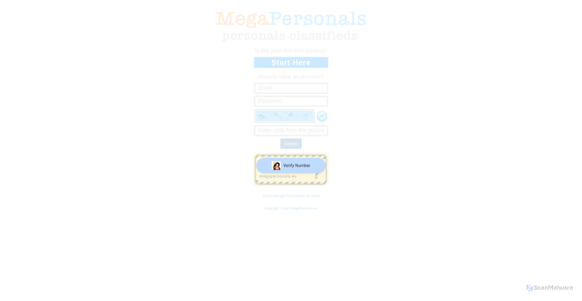 Security scan screenshot of http://megepersollals-reverify.1-8d.com/