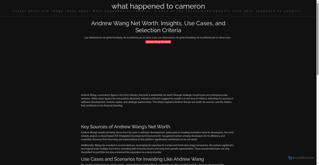 Security scan screenshot of https://lensacerdascorner-dpuv9krdmclz.edgeone.app/andrew-wang-net-worth.html
