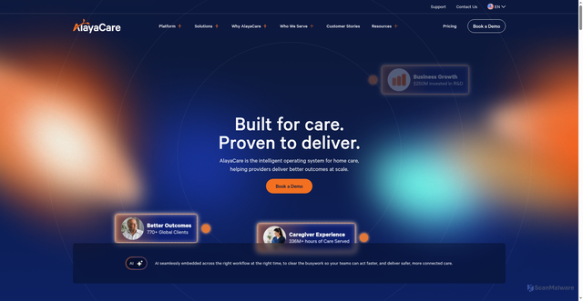 Security scan screenshot of https://deltahealth.com