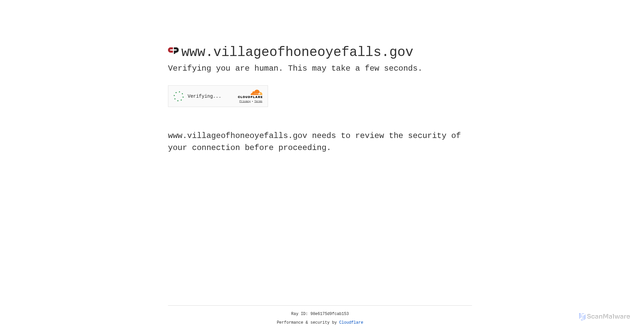 Security scan screenshot of https://www.villageofhoneoyefalls.gov/