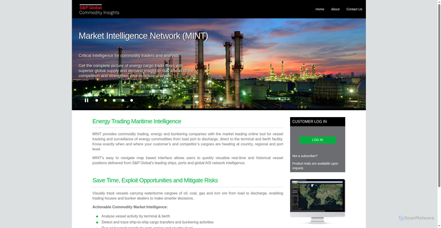 Security scan screenshot of https://marketintelligencenetwork.com