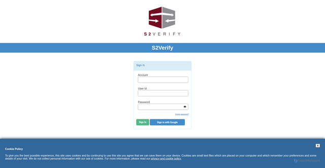 Security scan screenshot of accounts.google.com
