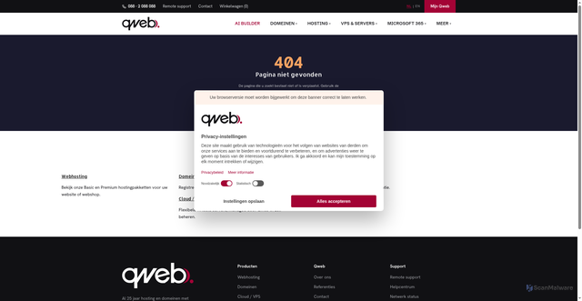 Security scan screenshot of https://studioenergie.nu