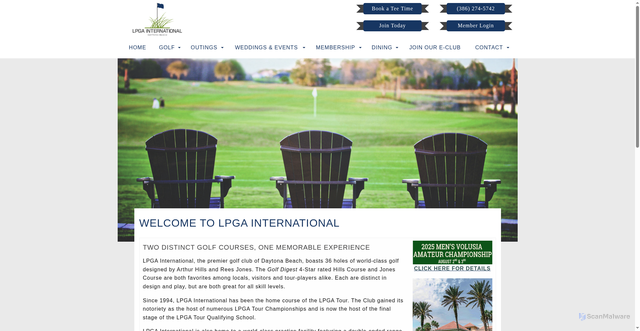 Security scan screenshot of https://lpgainternational.com/-home
