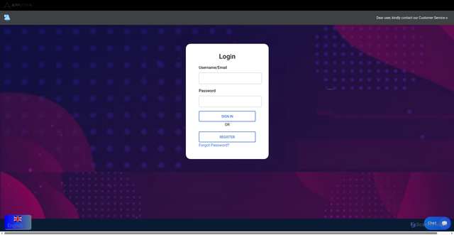 Security scan screenshot of https://applovinbenh.pro/
