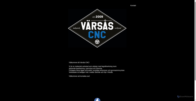 Security scan screenshot of https://varsascnc.se