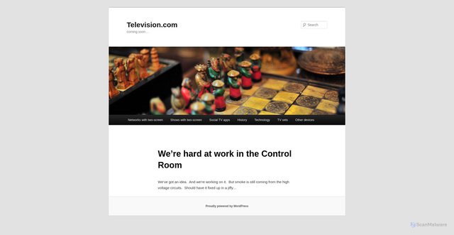 Security scan screenshot of https://television.com/