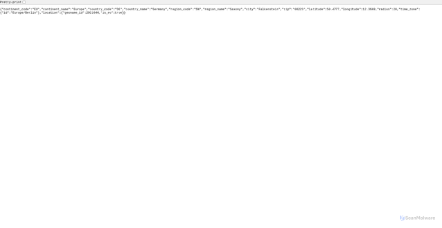 Security scan screenshot of mem74iotngfaollty7mg7tzpxi0yopaw.lambda-url.us-east-1.on.aws