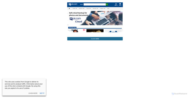 Security scan screenshot of http://sites.google.com/view/updatenqqq