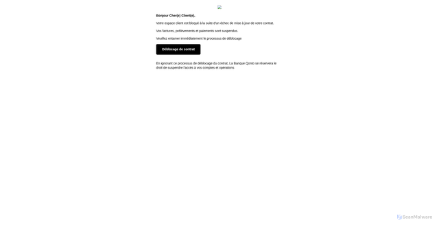 Security scan screenshot of https://qontomsg04.web.app/