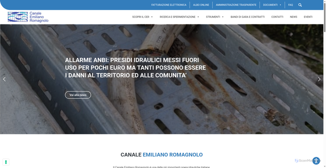 Security scan screenshot of https://www.consorziocer.it