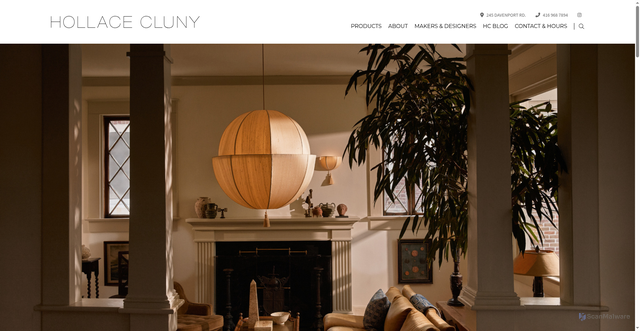 Security scan screenshot of https://www.hollacecluny.ca/