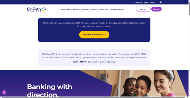 Security scan screenshot of https://beonpath.org