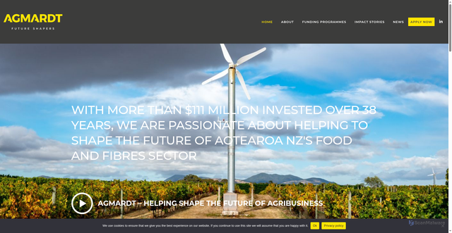 Security scan screenshot of https://agmardt.org.nz/