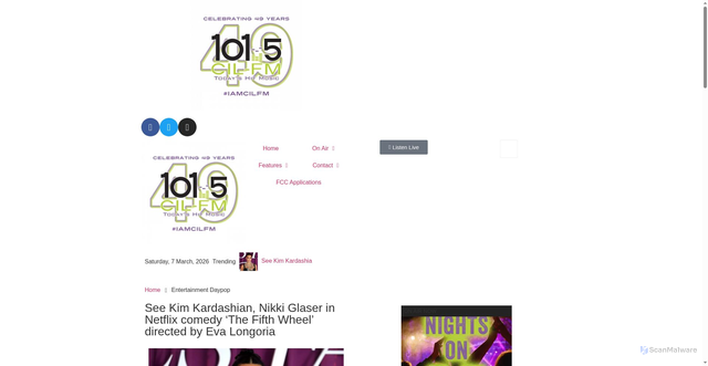 Security scan screenshot of https://www.cilfm.com/2026/03/06/see-kim-kardashian-nikki-glaser-in-netflix-comedy-the-fifth-wheel-directed-by-eva-longoria/