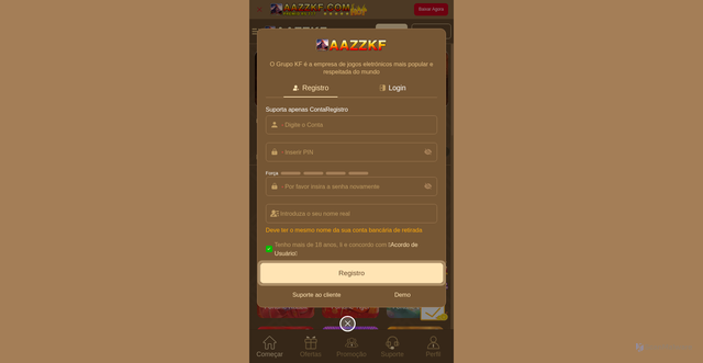 Security scan screenshot of http://aazzkf.cc/