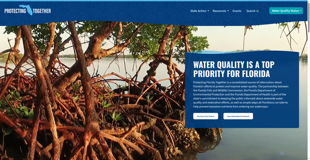 Security scan screenshot of https://protectingfloridatogether.gov/