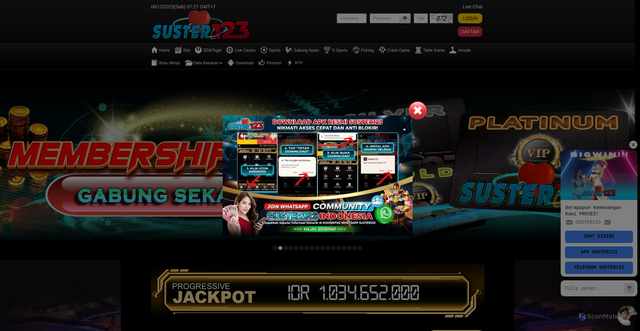 Security scan screenshot of https://ikhlas-suster123.vip/