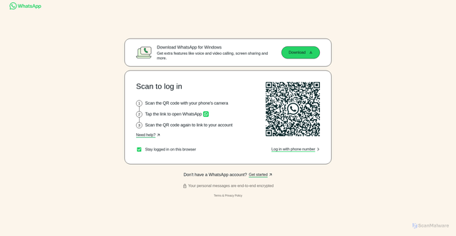 Security scan screenshot of http://www.ij-jklm-n-whatsapp.com.cn/