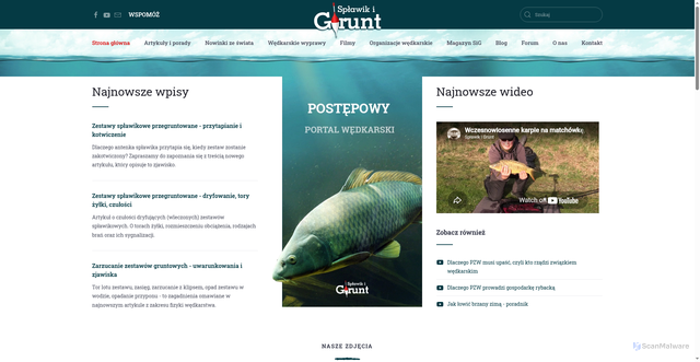 Security scan screenshot of https://splawikigrunt.pl