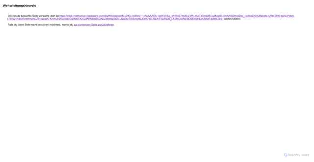 Security scan screenshot of https://www.google.com/url?q=https://click-notification.capitalone.com/f/a/f98XgqooqrM1QfQ-xYdcpw~~/AAAAARA~/gmFIDBe_sfHBsS7m0U4FWj1g5cTYDmlIz1CqMyojS1GhdVKjS0mglZtw_Nn8keDXHU8kkqfe4VBbi3AY1W29JPstk6-47RG2yP4aIiFmtHmzlhCZ5ydbbpKFKHYo3r9rXL6kQi0q5MKTKoGyINpN8zQ4DjNLZbfgwgds0aGJ2qDk-FBIEmcjiCJOn6FUT36DKF6wRZiU_LE5MQuzNb-BJp3ypphk3K8sNtFayHbL3ks~