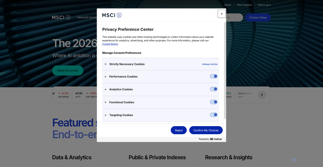 Security scan screenshot of https://rcanalytics.com