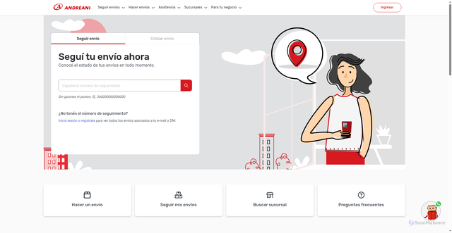 Security scan screenshot of https://arandesansgozk.top/