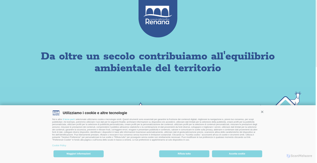 Security scan screenshot of https://www.bonificarenana.it/