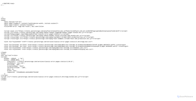 Security scan screenshot of https://bundler-velo.parastorage.com