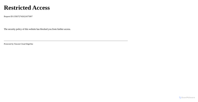 Security scan screenshot of https://www.importgenius.cn
