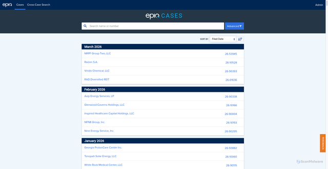Security scan screenshot of https://dm.epiq11.com