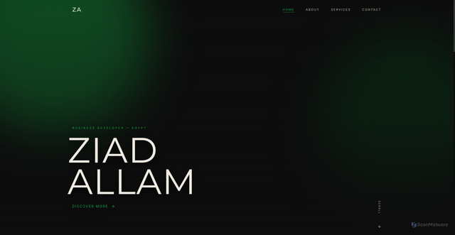 Security scan screenshot of https://ziadallam-7qohpvuzte.edgeone.app/