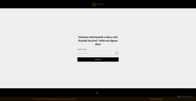 Security scan screenshot of https://veritasfemme.com/password/