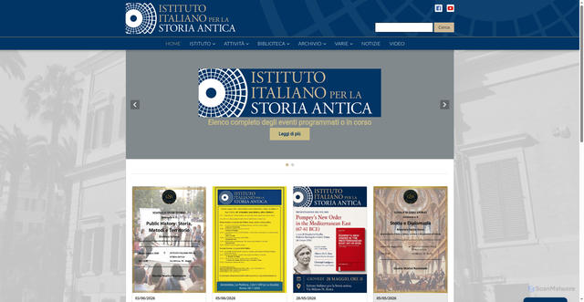 Security scan screenshot of https://www.storiaantica.eu