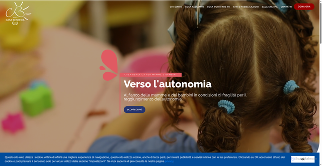 Security scan screenshot of https://www.casabenefica.it/
