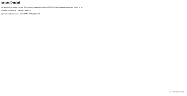 Security scan screenshot of https://tmcdemovrawqq2e2gpva-ppiqz5-df253573b-clientnsv4-s.akamaihd.net/