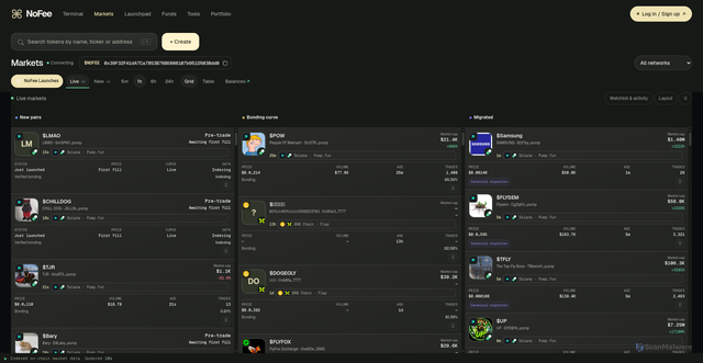 Security scan screenshot of https://fee.tax/