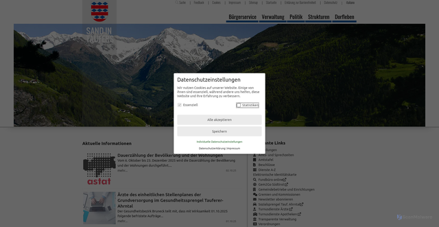 Security scan screenshot of https://www.campotures.eu/de