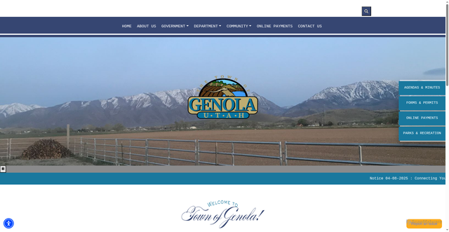 Security scan screenshot of https://genolaut.gov/